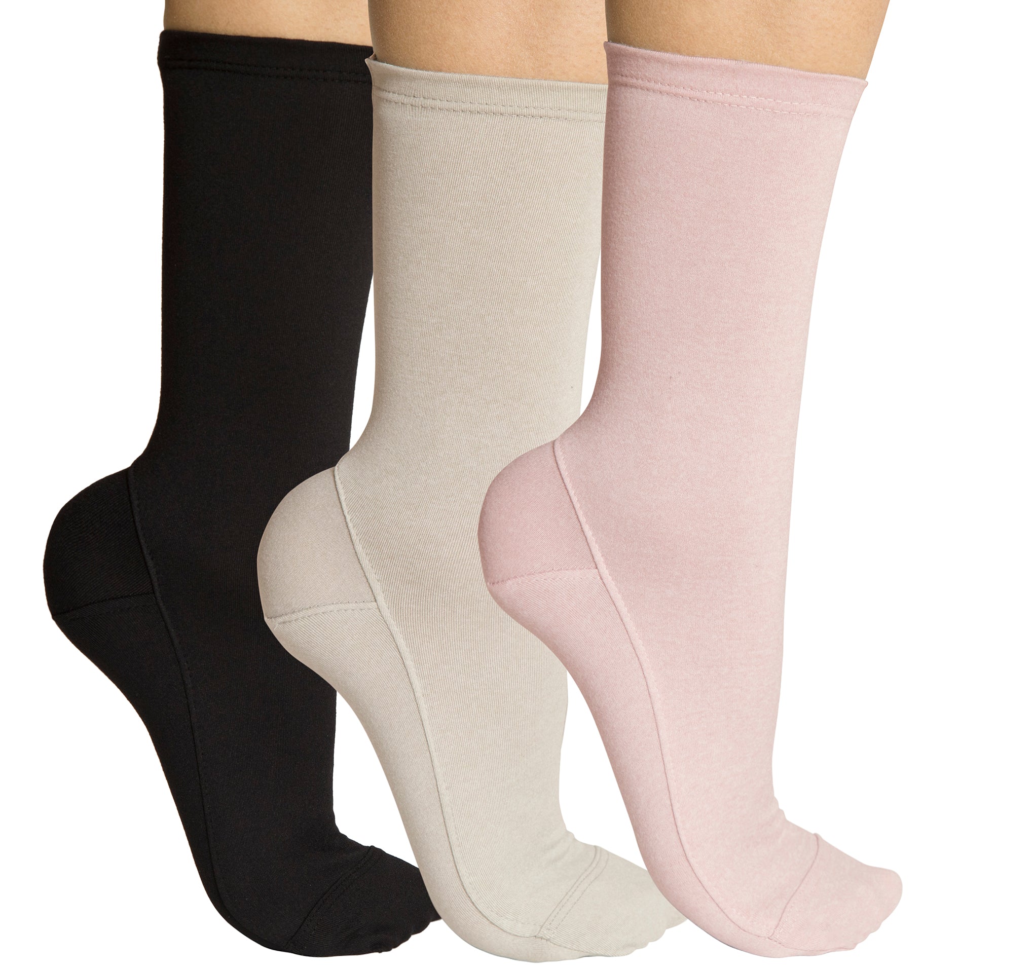 Darner Solid Pink Mesh Socks