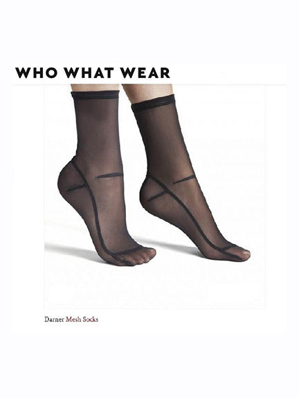 Darner Black Socks Featured On Who What Wear