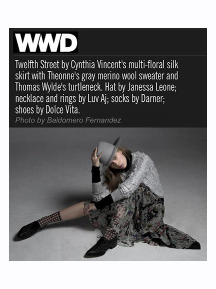 Darner Cage Mesh Socks Featured on WWD