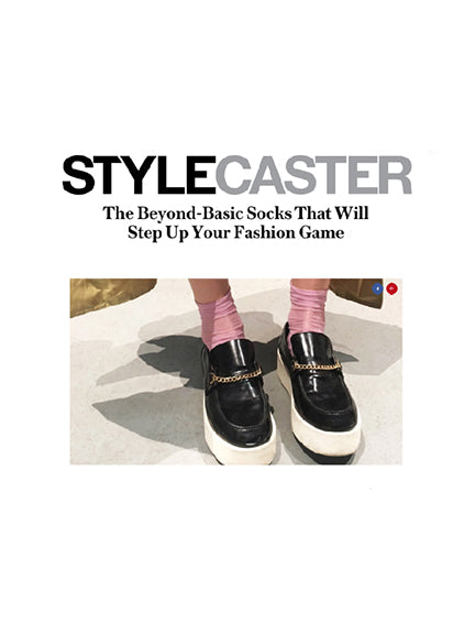 Darner Socks featured in STYLECASTER