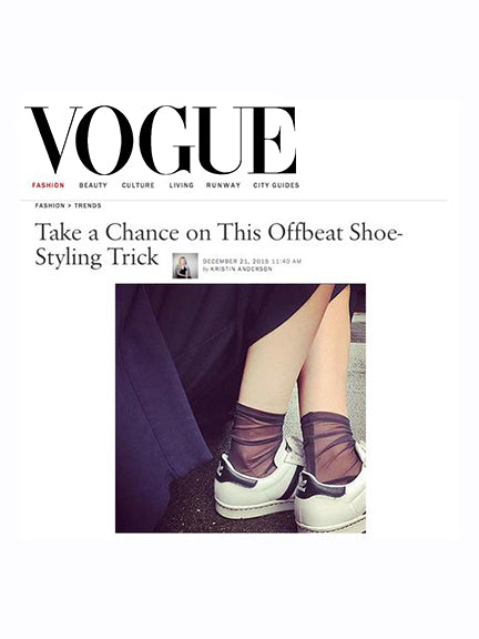 Darner Socks Featured In Vogue