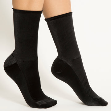 Darner Black Velvet Socks - Darner Socks 