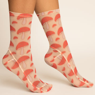 Darner Mushrooms Mesh Socks