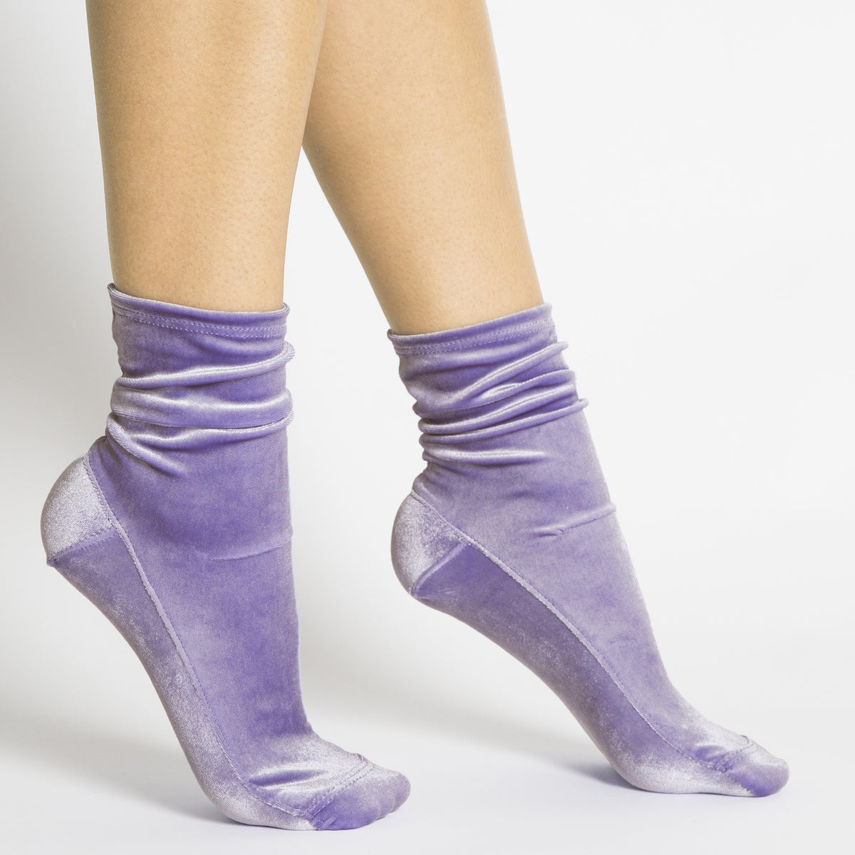 Darner Lavender Velvet Socks - Darner Socks 